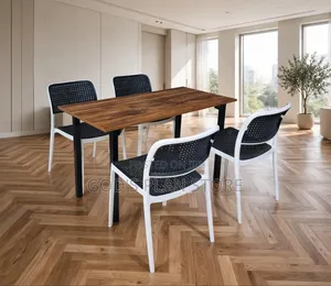 Heavy Wooden Foldable Dining Table and Chairs Wooden Table and Chairs