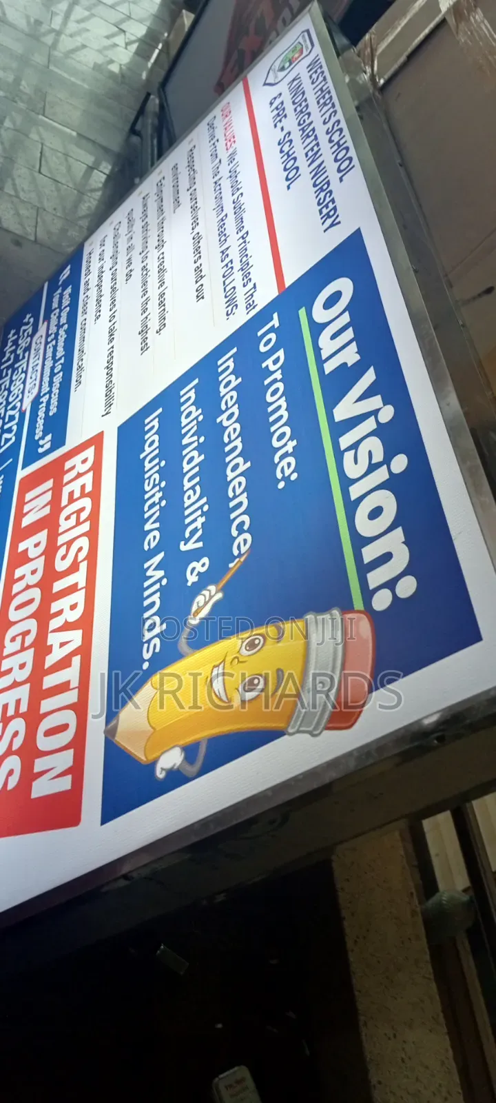 Light Box Banner Signs