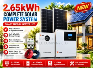 2.5kwh Massive Clean Energy Hybrid/Lithium Solar System