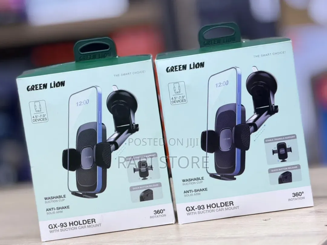 Green Lion GX-93 Car Phone Holder With Suction Car Mount Anti-Shake