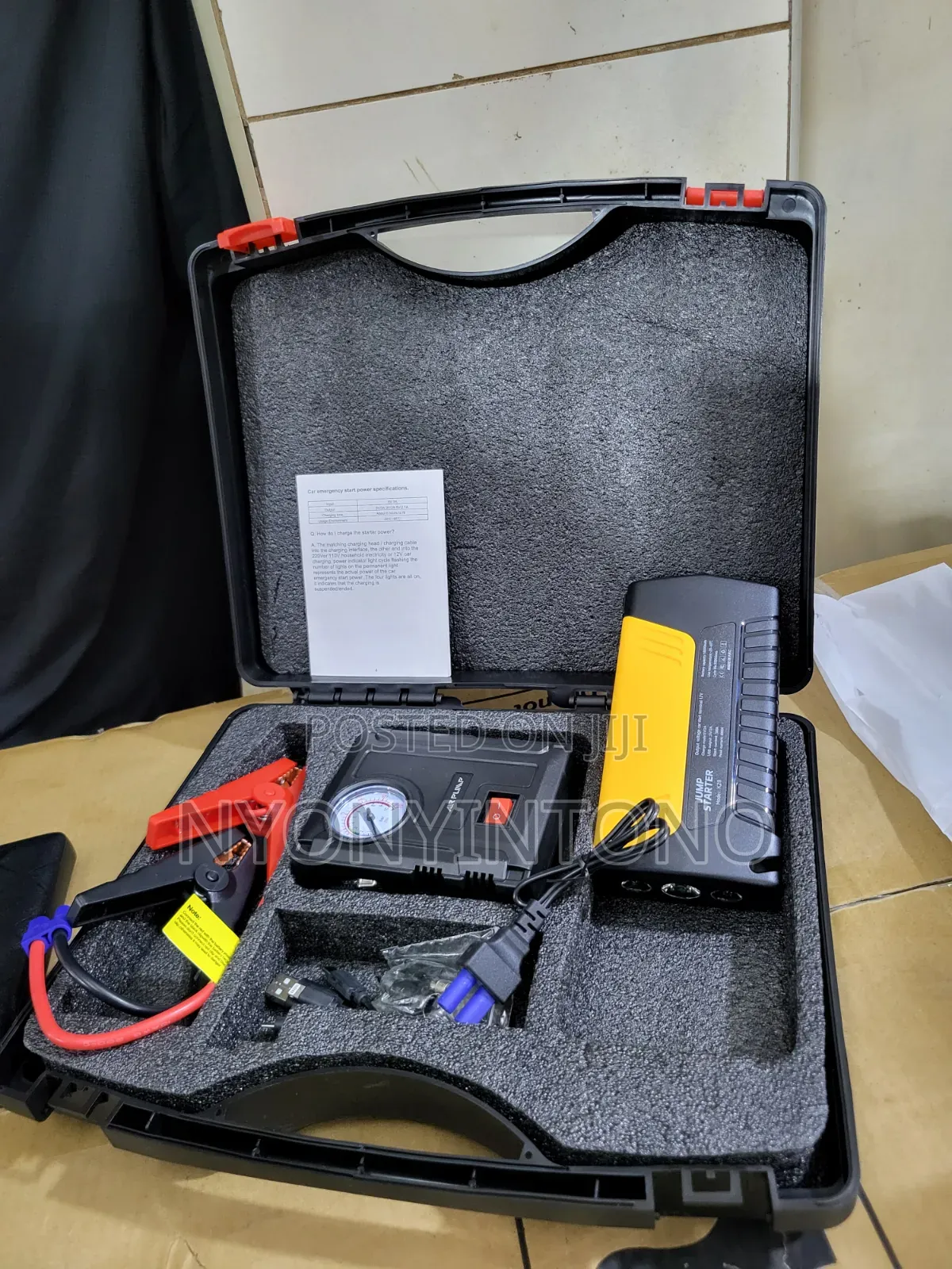 Heavy Duty 3 in 1 Emergency Car Jump Starter for Also Big Cars