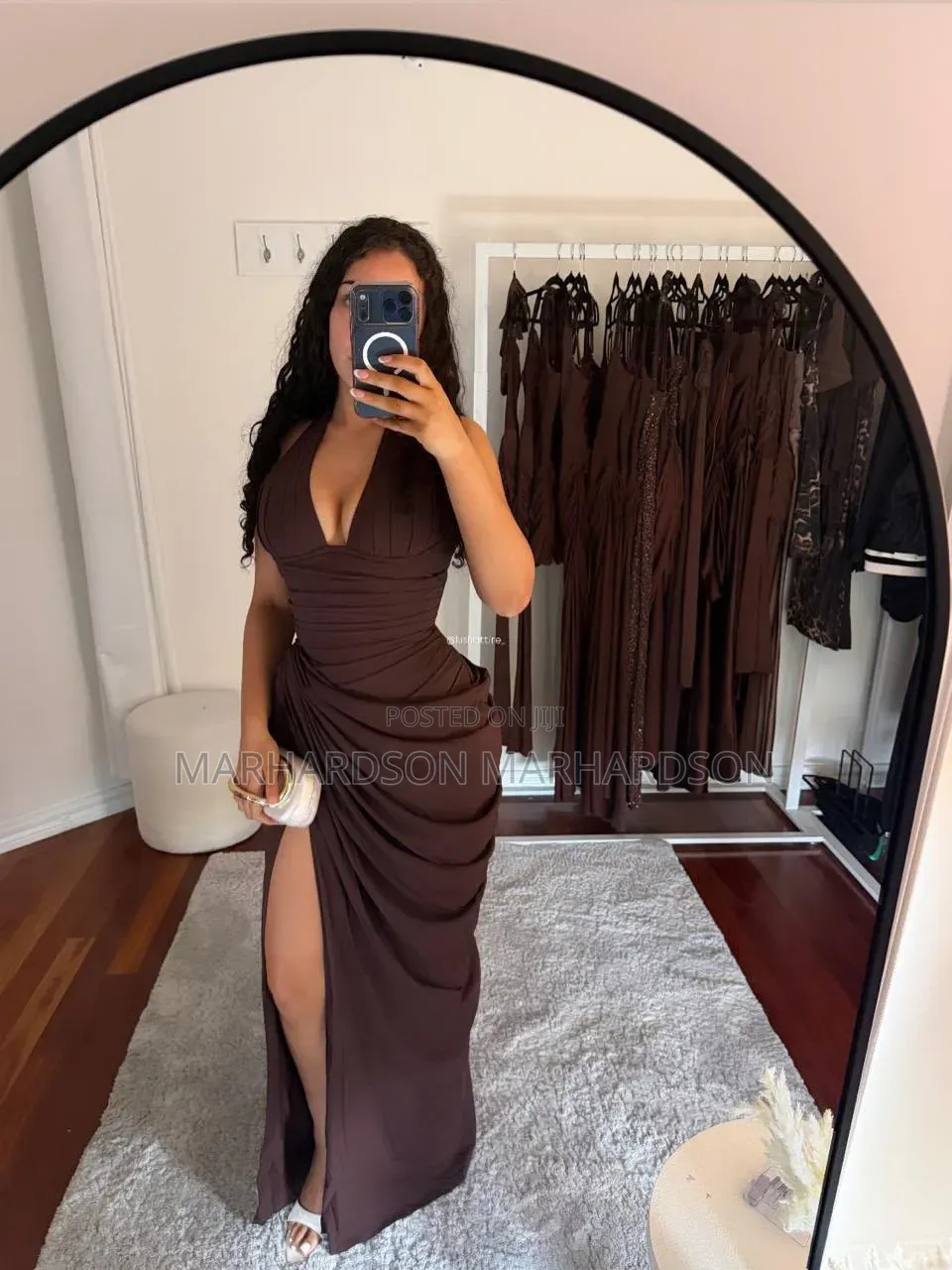Classy Backless Ladies Dress