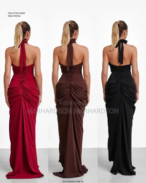 Classy Backless Ladies Dress