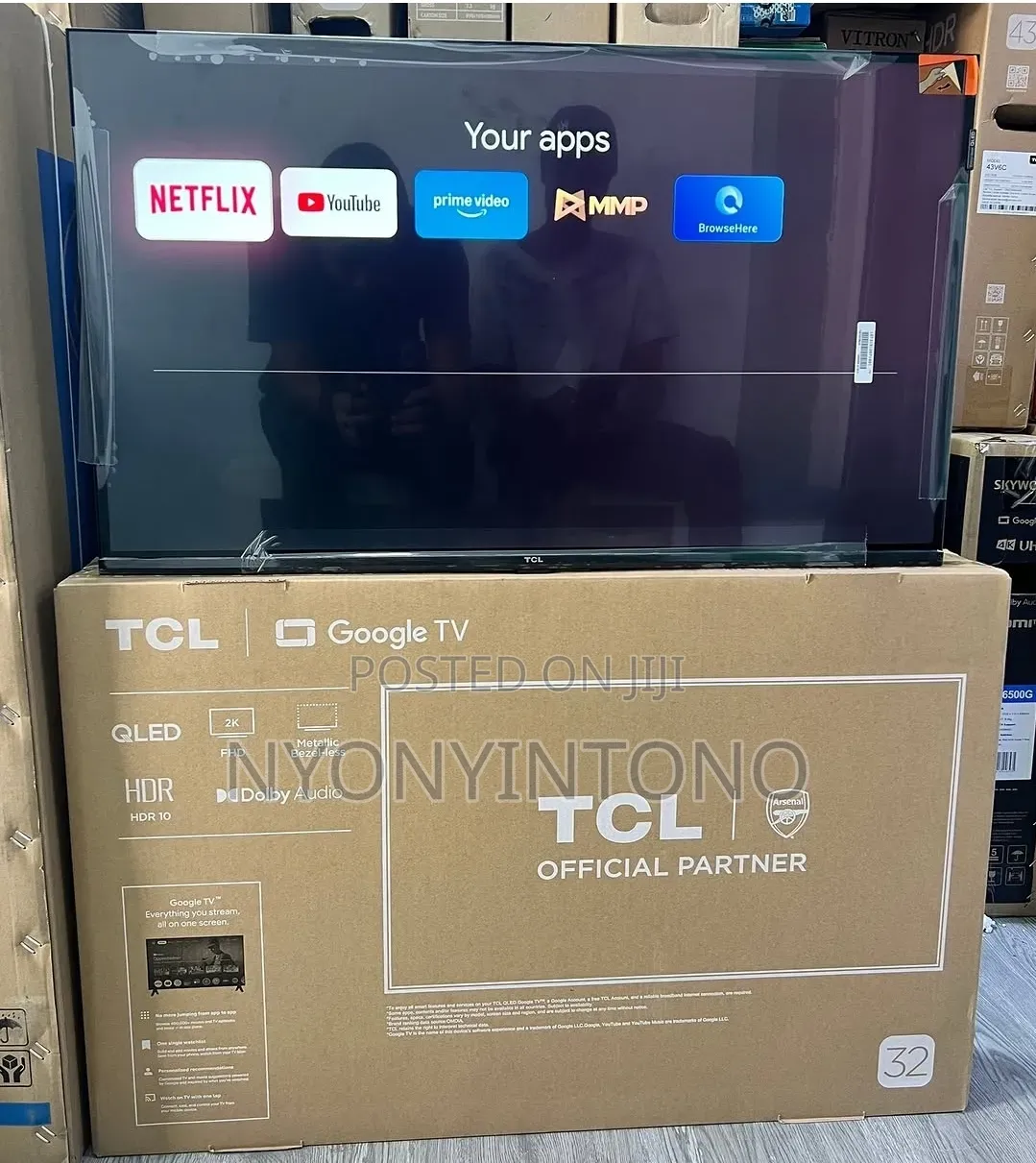 TCL 32" Smart Android Google TV With Dolby Audio