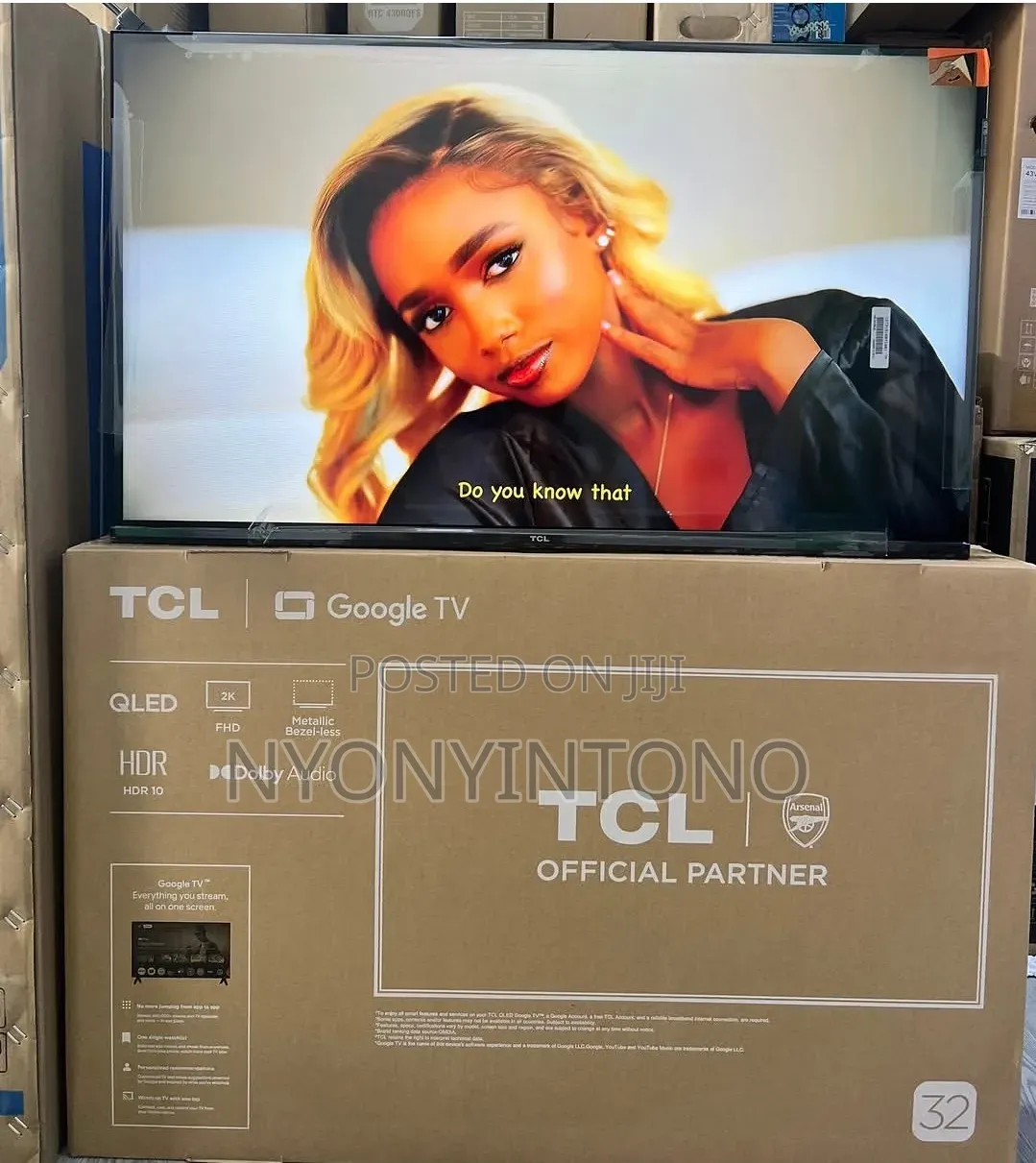 TCL 32" Smart Android Google TV With Dolby Audio