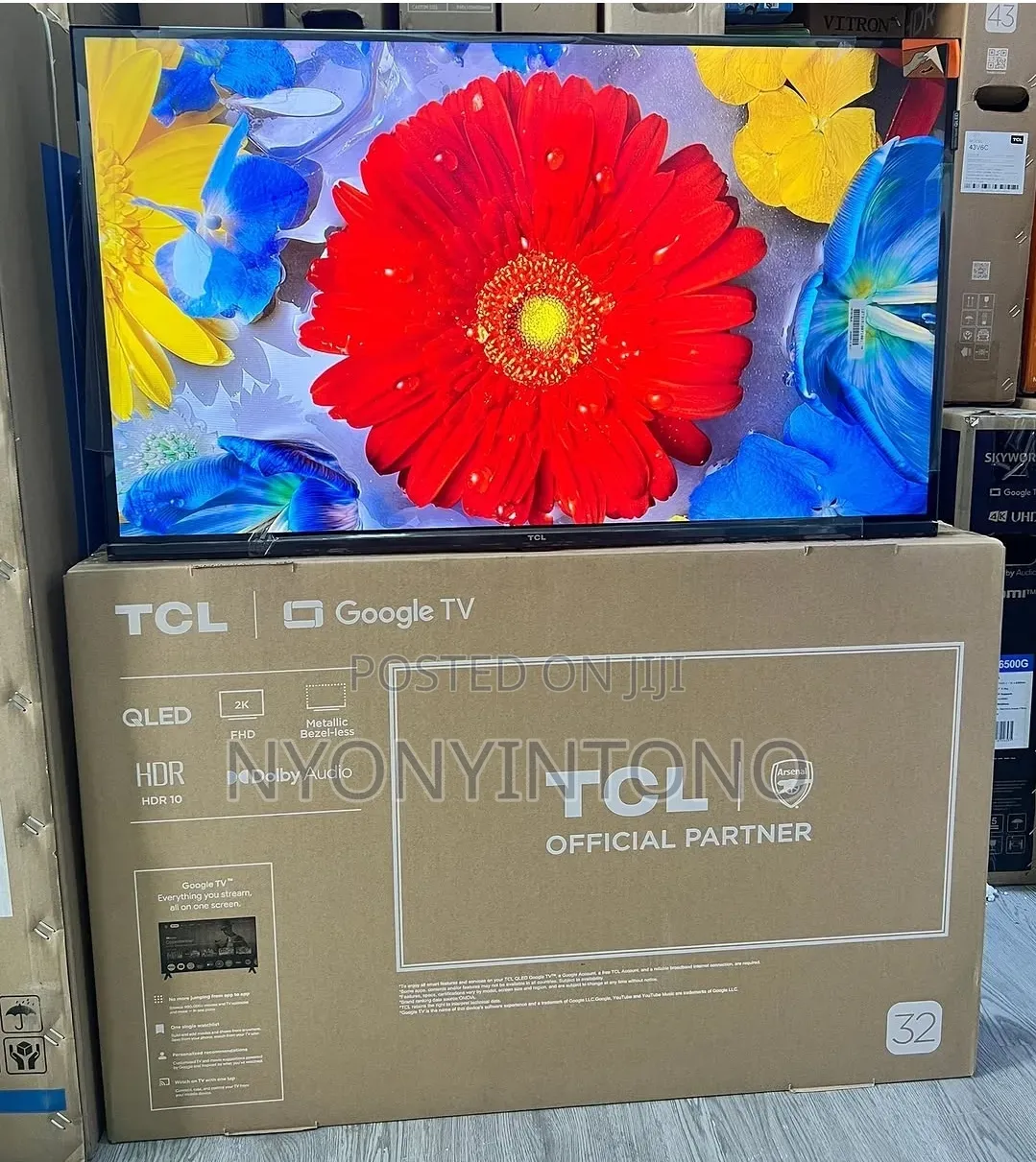 TCL 32" Smart Android Google TV With Dolby Audio