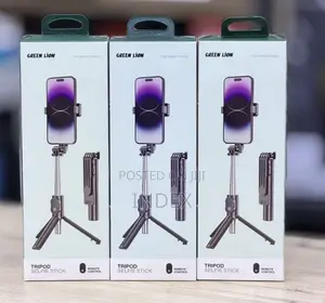 Green Lion Height Adjustable Tripod Selfie Stick 73cm With Remote