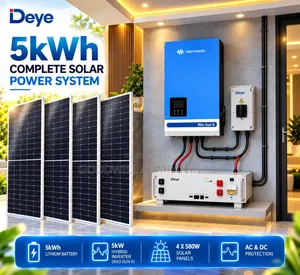 5kwh Massive Clean Energy Hybrid/Lithium Solar System