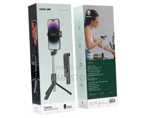 Green Lion Height Adjustable Tripod Selfie Stick 73cm With Remote