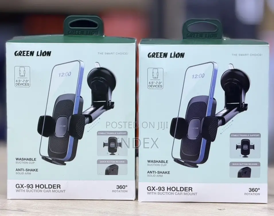 Green Lion GX-93 Car Phone Holder With Suction Car Mount