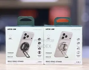Green Lion Mag Ring Stand 2in1 Phone Holder Premium Built in Kick Stan