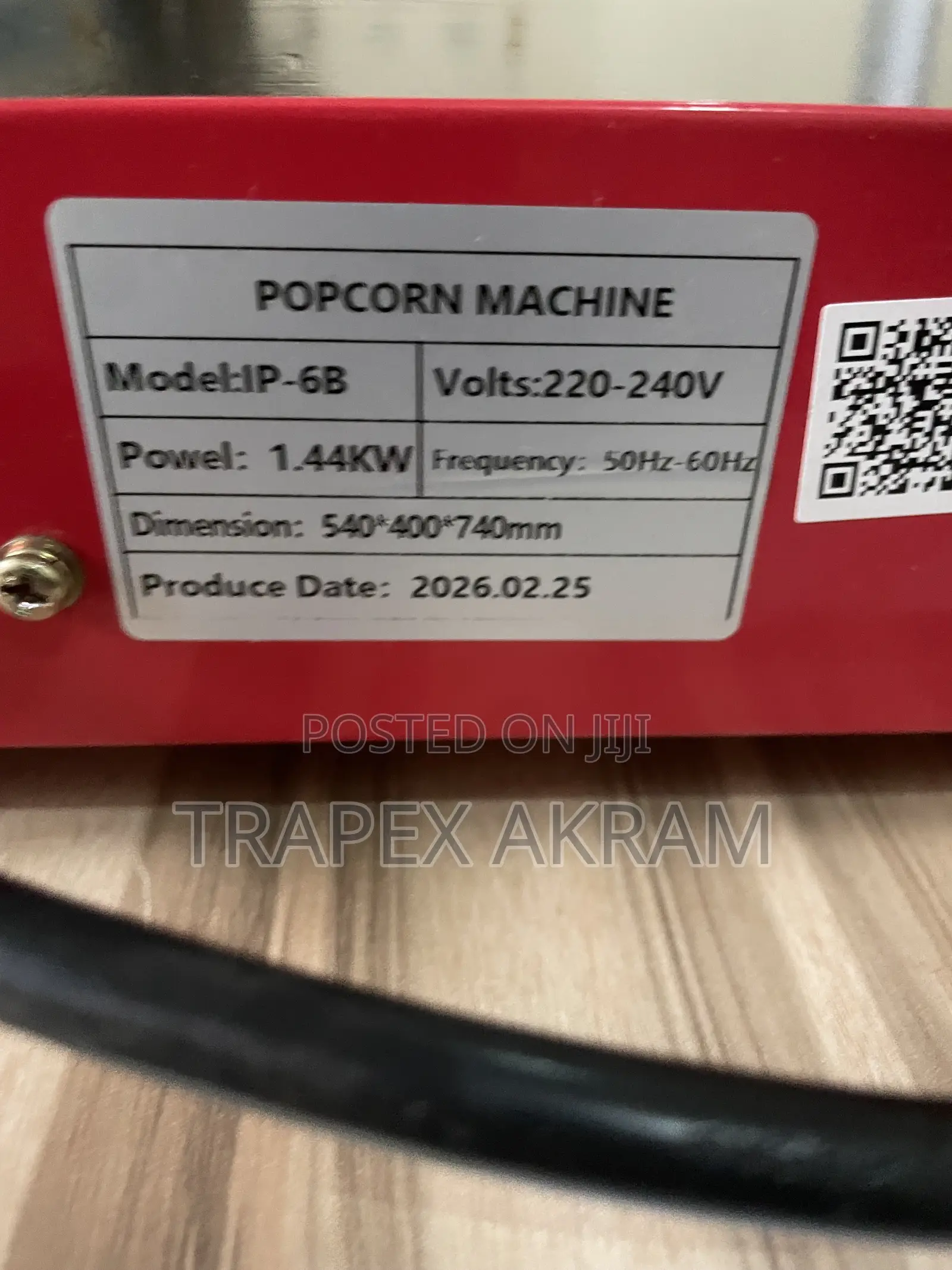 Pop Corn Machine