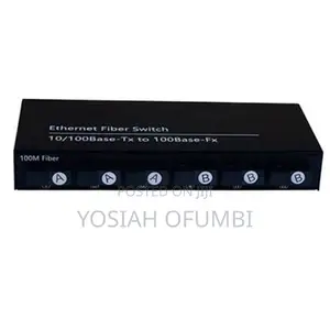 6 Fiber Port 2 RJ45 10/100m Ethernet to Fiber Optic Media Converter