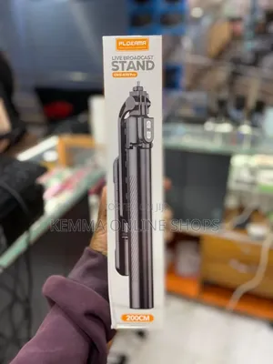 Plokama 200CM Live Broadcast Stand & Selfie Stick Tripod (K10 Pro)
