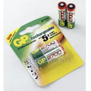 High Power AA Rechargeable Batteries 1pair