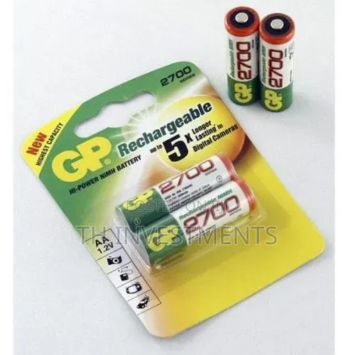High Power AA Rechargeable Batteries 1pair