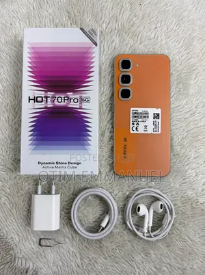 New Infinix Hot 70 Pro 5G+ 256 GB Orange