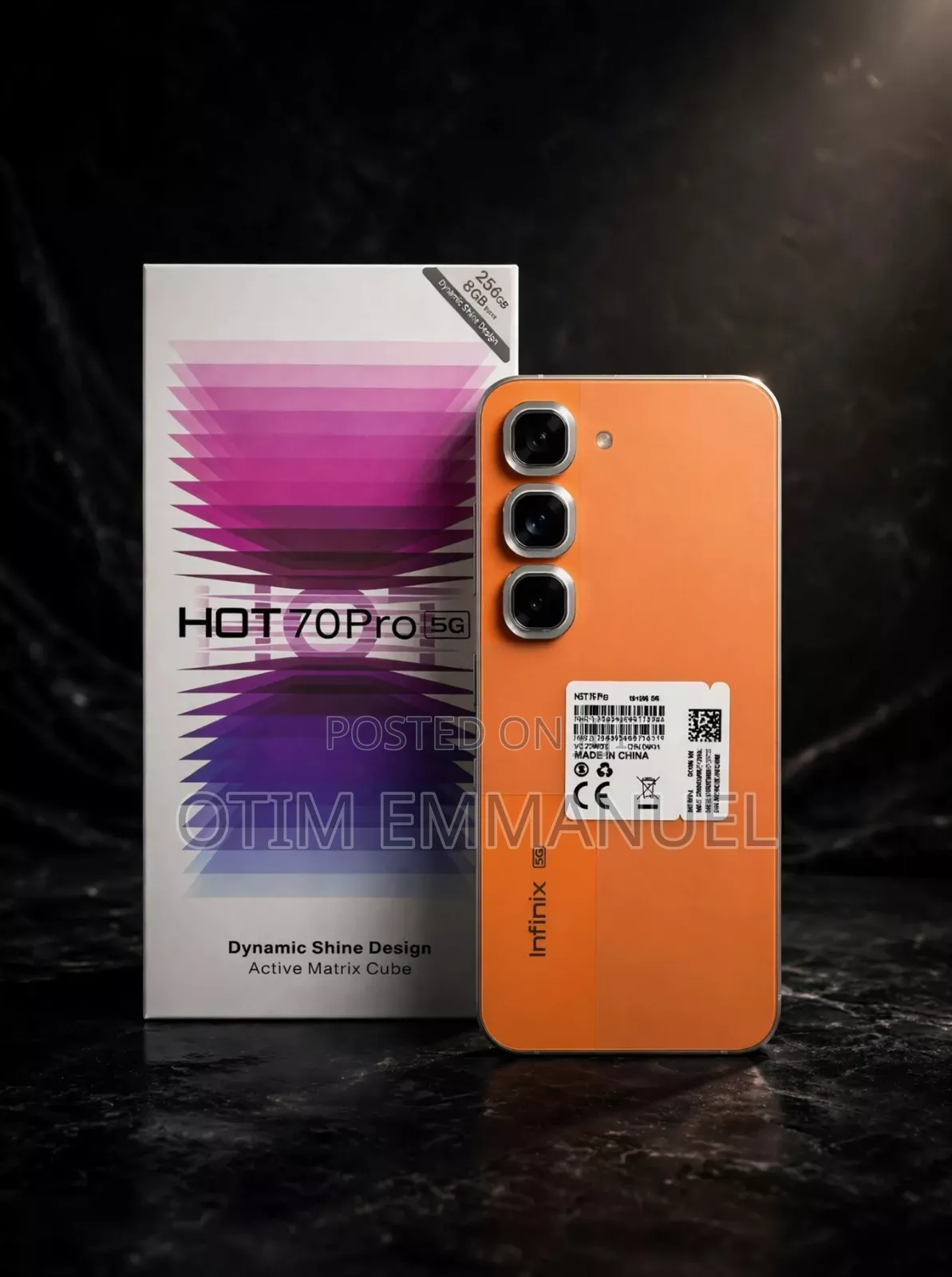New Infinix Hot 70 Pro 5G+ 256 GB Orange