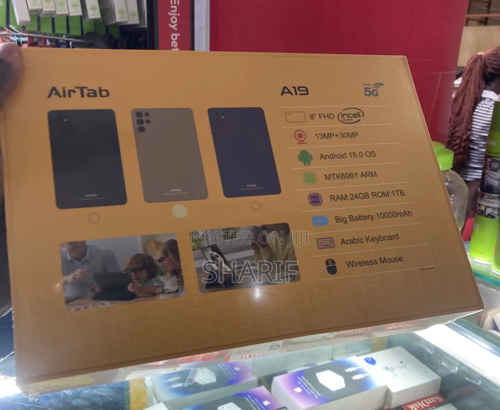 New AirTab A19 128 GB Black