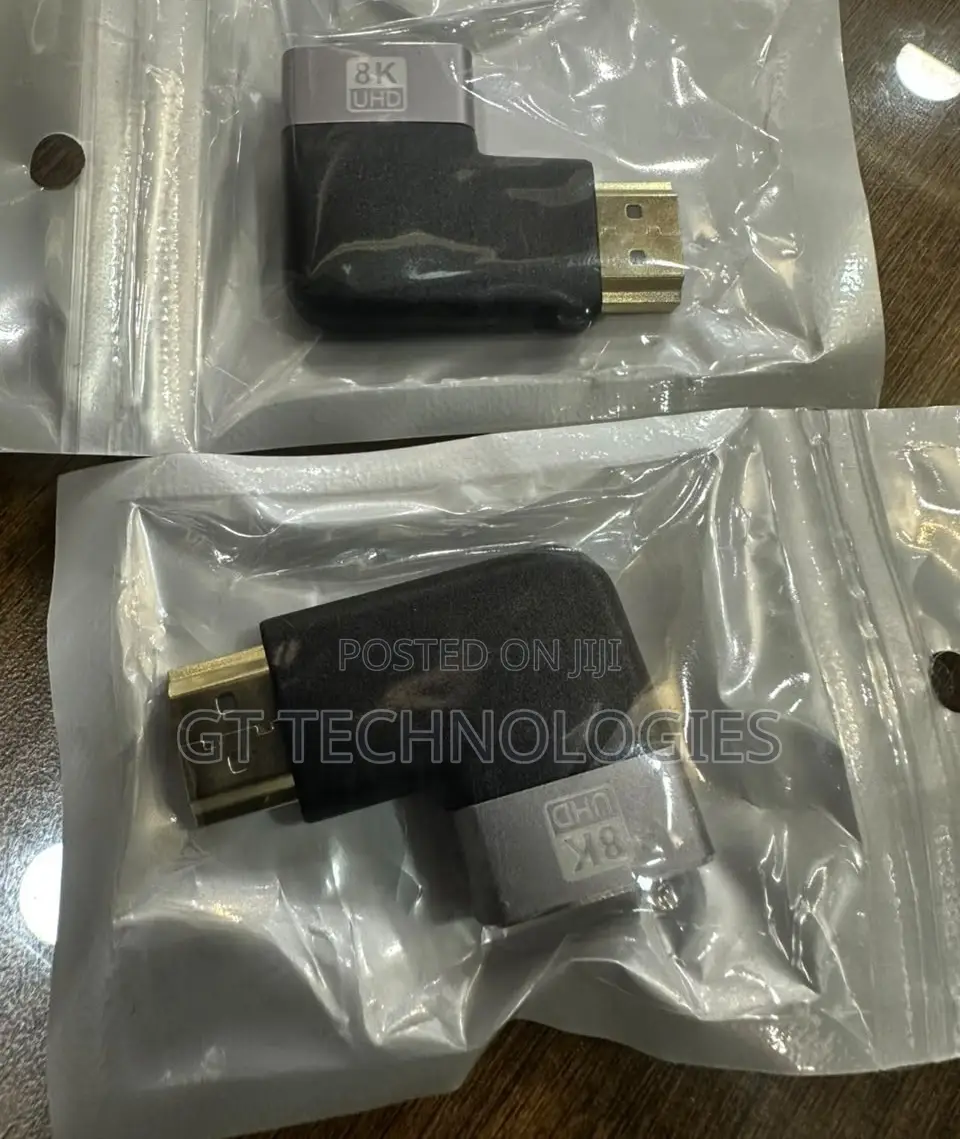 8K HMDI JOINER / HDMI 2.1 90-Degree Right-Angle Male-to-Female Adapter