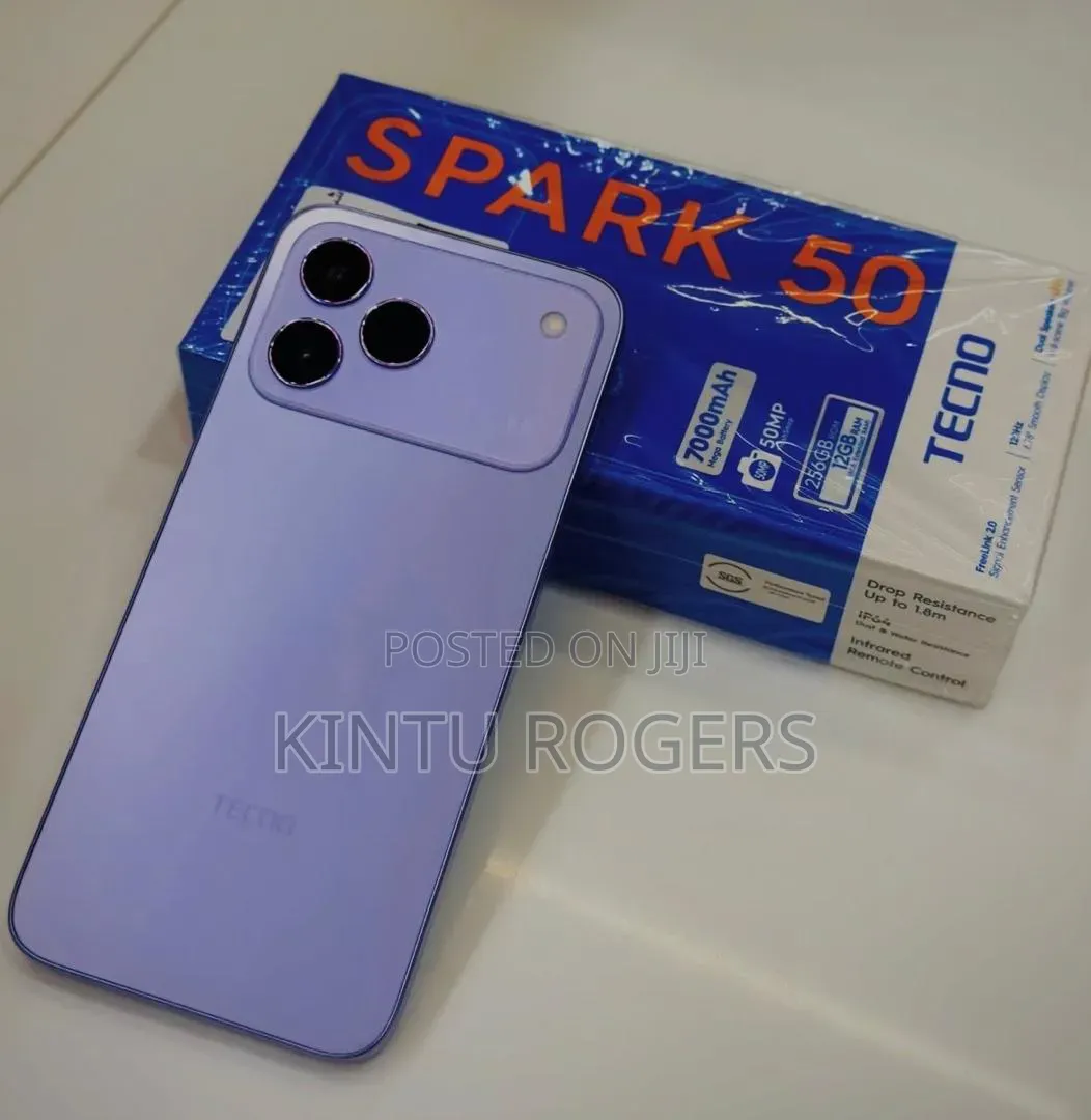 New Tecno Spark 50 128 GB Purple