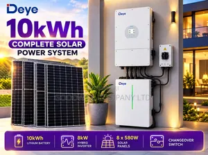 10kwh Megasun Hybrid/Lithium Solar System Full Kit