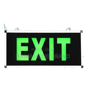 Acrylic LED Exit Light Sign, Ultra Green Light Signage