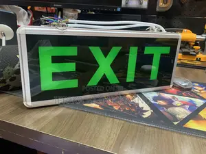 Acrylic LED Exit Light Sign, Ultra Green Light Signage
