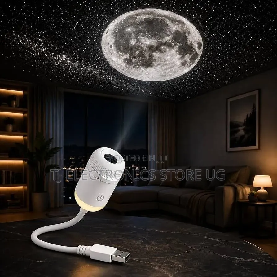 *3in1* USB Starry Night Light in White -Comes With 3pcs Disks