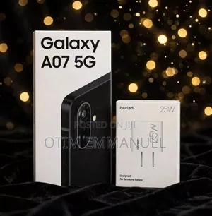 New Samsung Galaxy A07 5G 128 GB Black