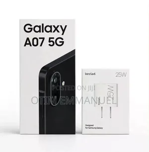 New Samsung Galaxy A07 5G 128 GB Black