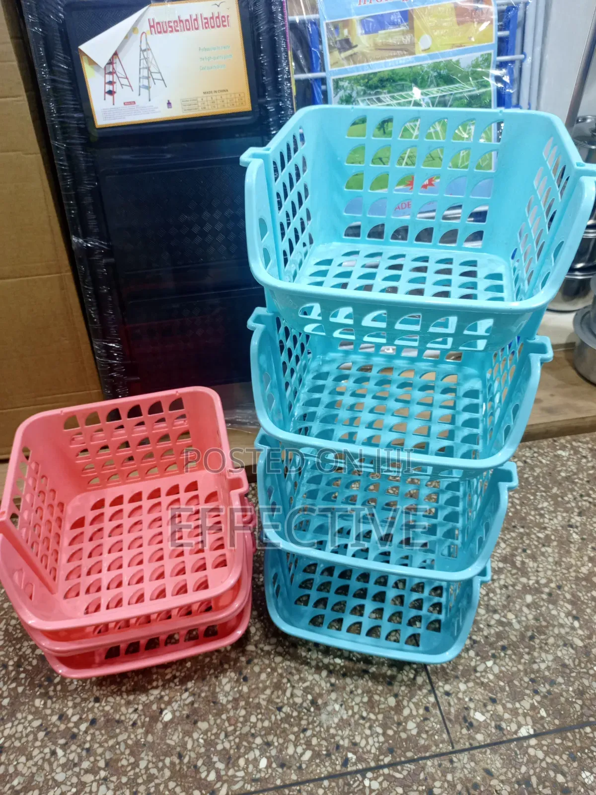 Multi-Tier Plastic Stacking Organizer