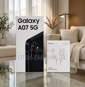 New Samsung Galaxy A07 5G 128 GB Black