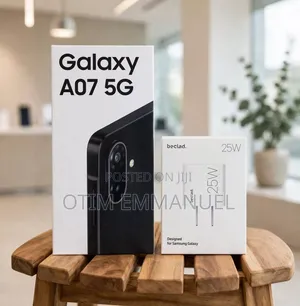 New Samsung Galaxy A07 5G 128 GB Black