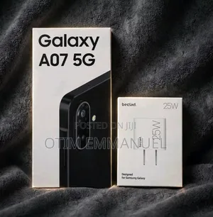 New Samsung Galaxy A07 5G 128 GB Black