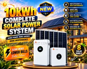 10kwh Ecosun Energy Hybrid/Lithium Solar System Full Kit