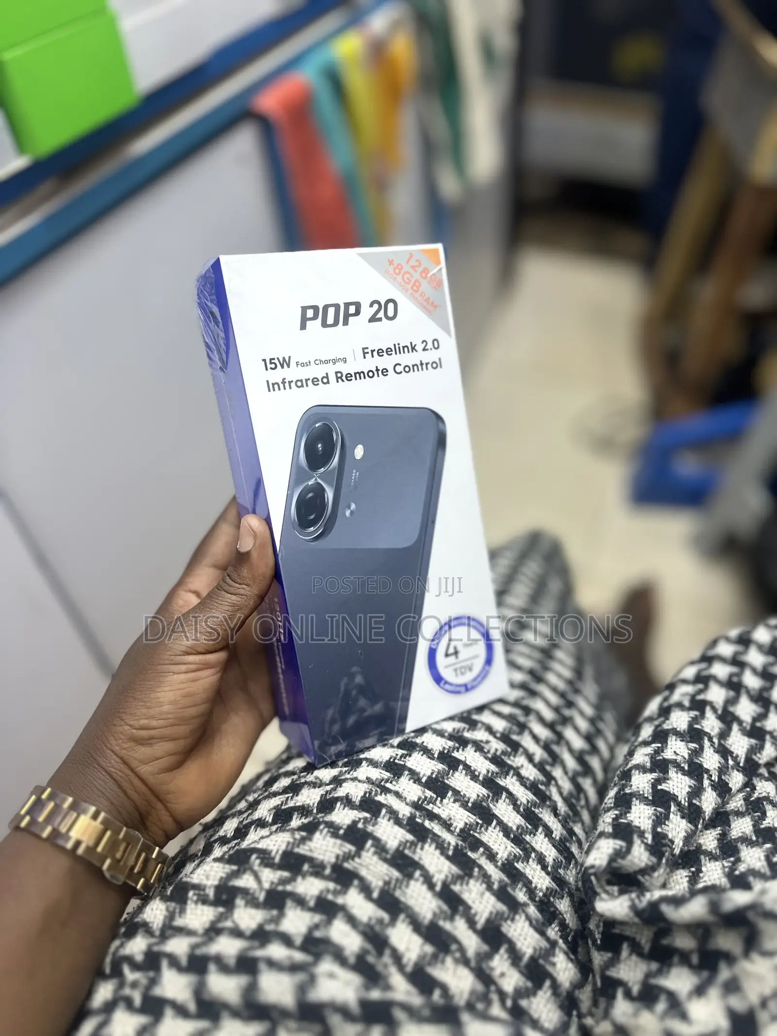 New Tecno Pop 20 128 GB Orange