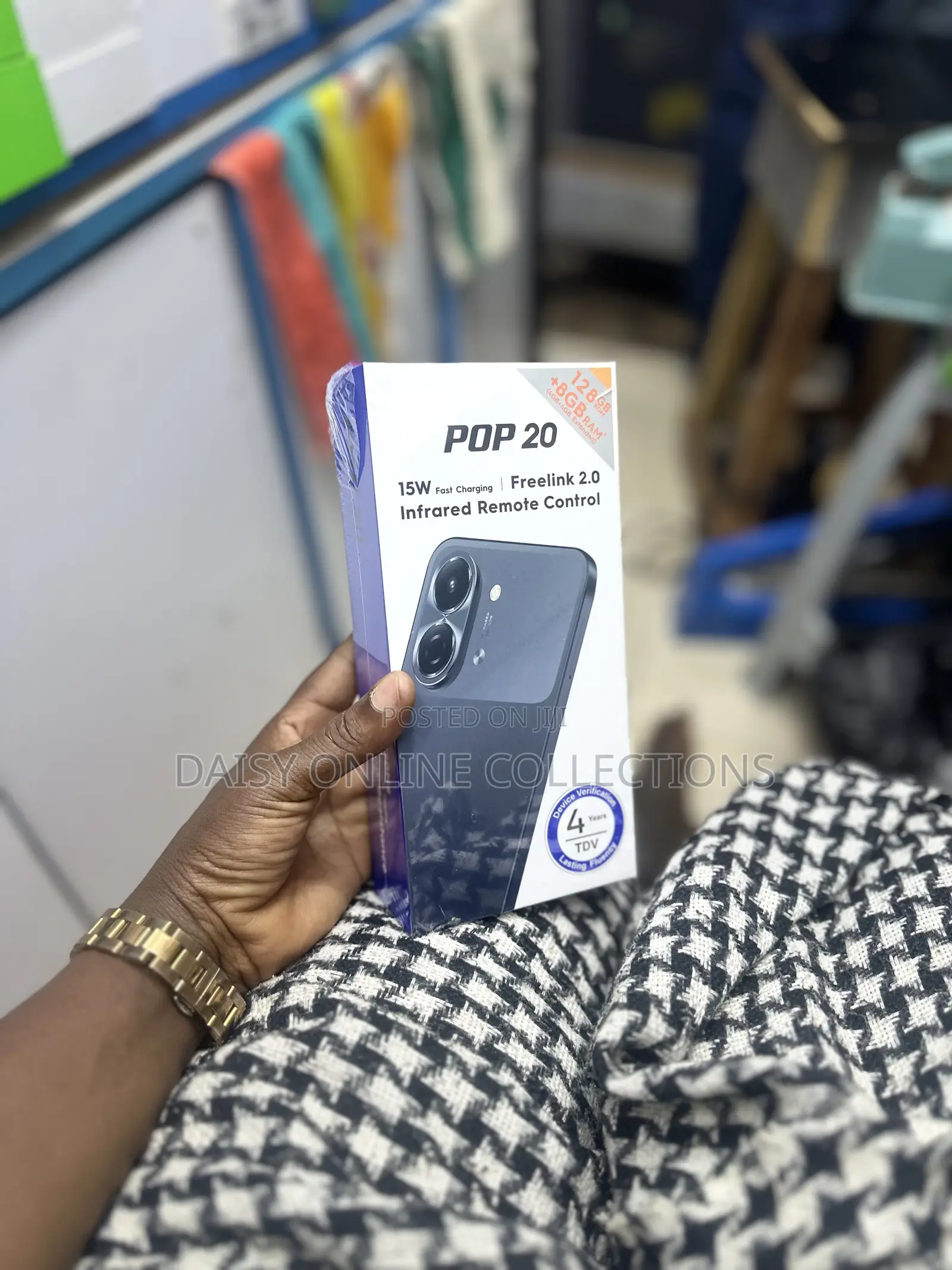 New Tecno Pop 20 128 GB Orange