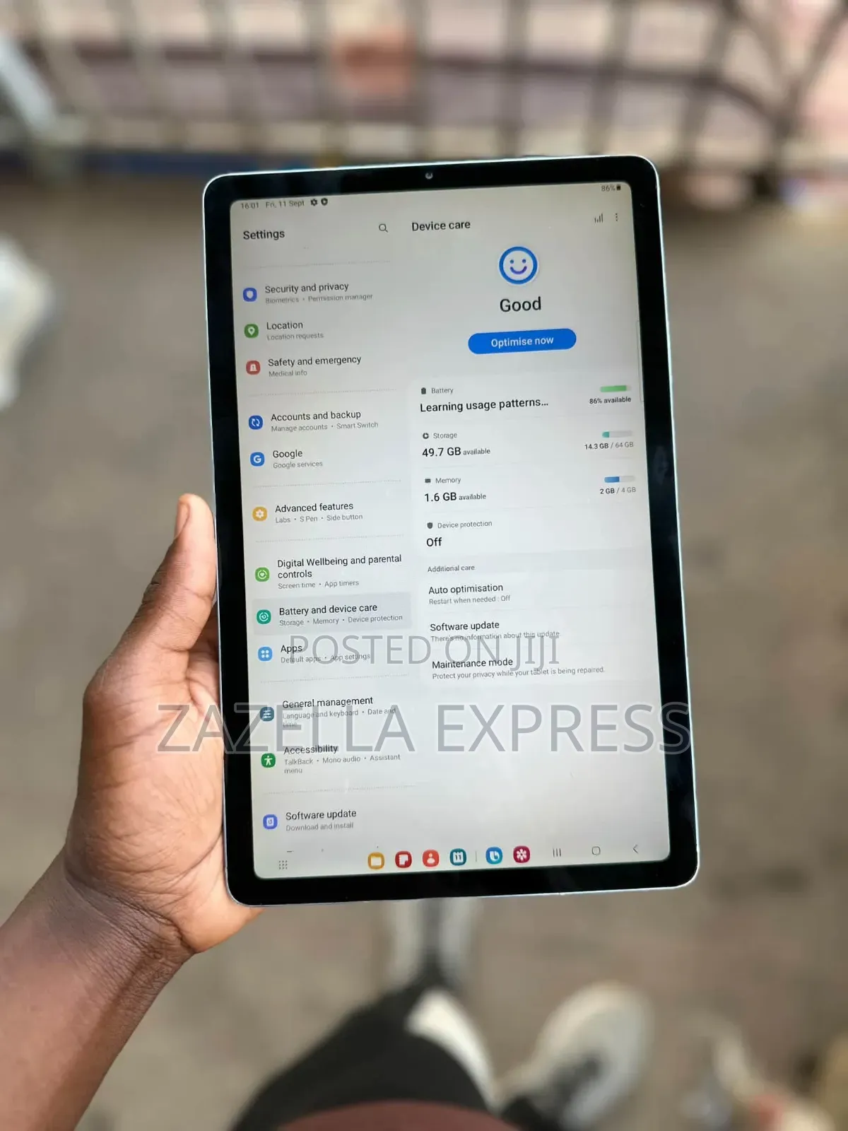 New Samsung Galaxy Tab S6 Lite 64 GB Blue