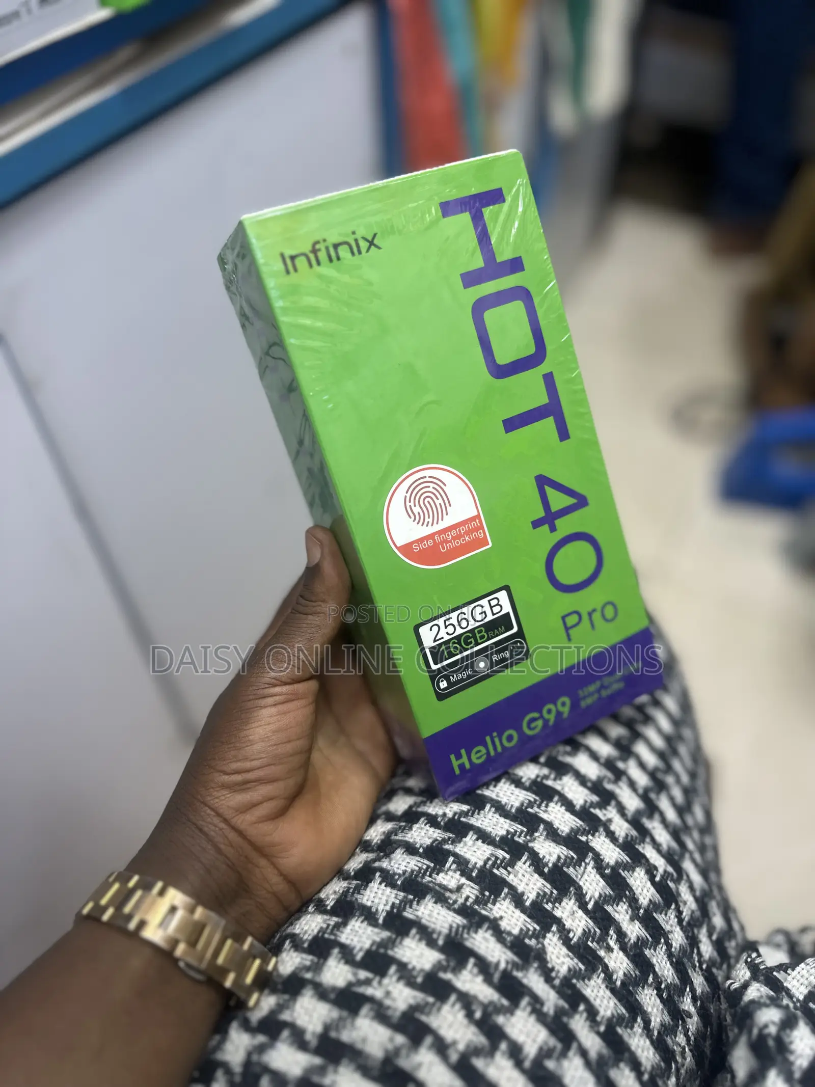 New Infinix Hot 40 Pro 256 GB Black