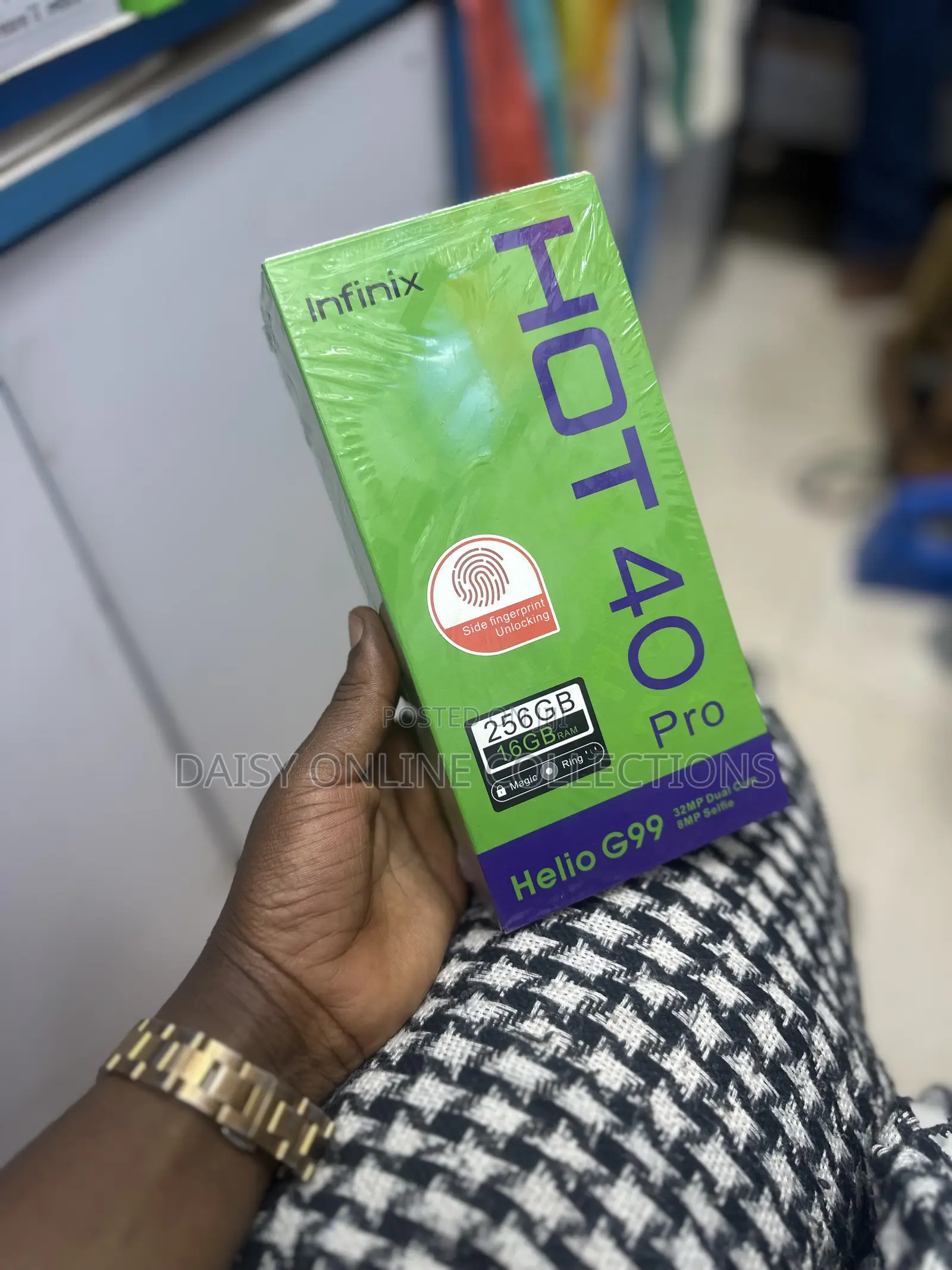 New Infinix Hot 40 Pro 256 GB Black
