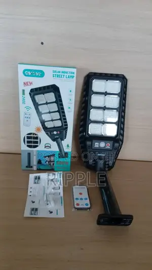 Aerbes 500W Solar Street Light – 144 LED Motion Sensor & Remote