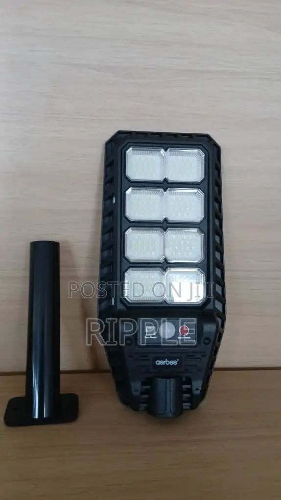 Aerbes 500W Solar Street Light – 144 LED Motion Sensor & Remote