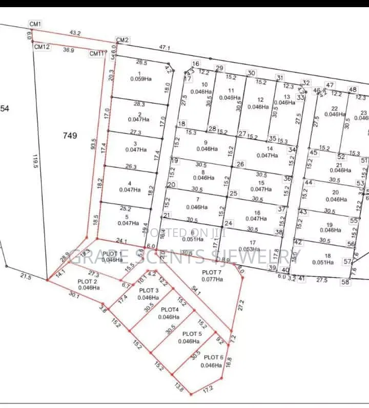 Land for Sale in an Estate – 17 Plots Available