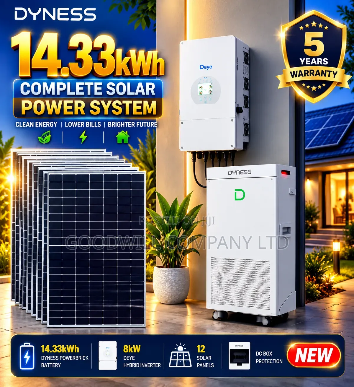 14kwh 48v Massive Clean Energy Solar System Full Kit