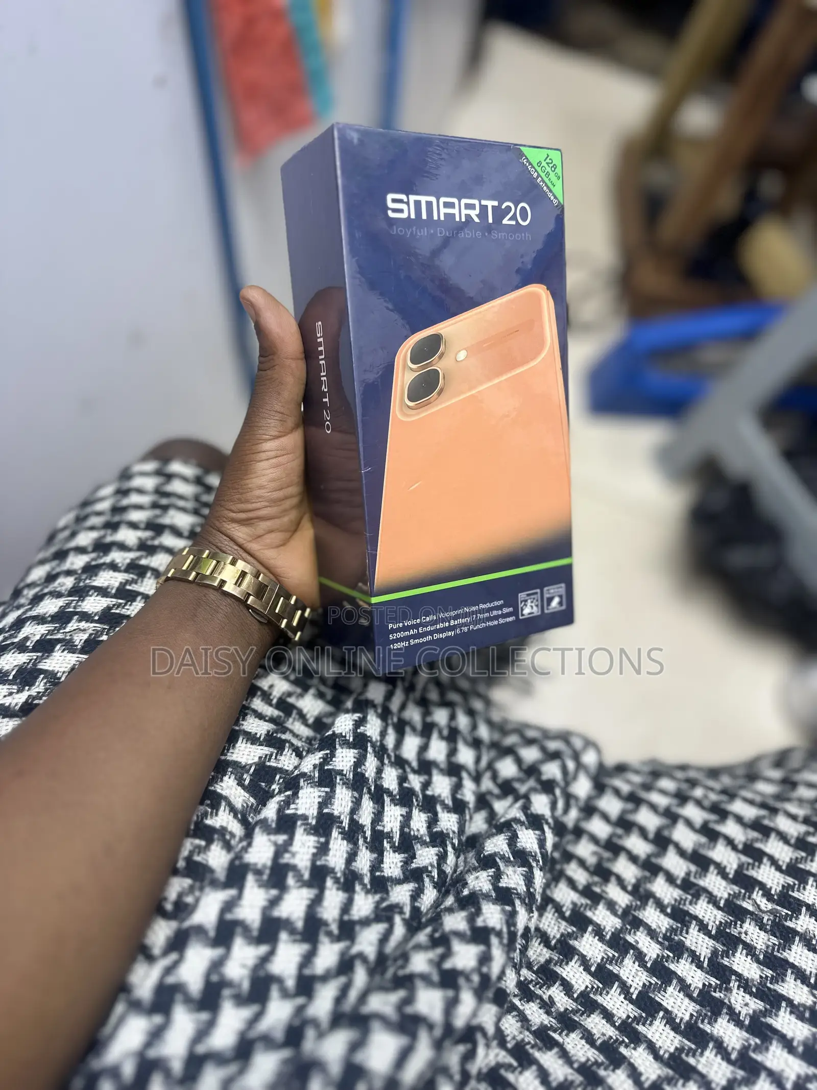 New Infinix Smart 20 128 GB Black
