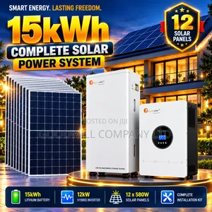 15kwh 48v Massive Clean Energy Hybrid/Lithium Solar System Full Kit