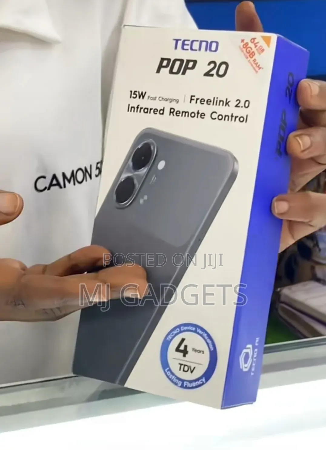 New Tecno Pop 20 64 GB Black