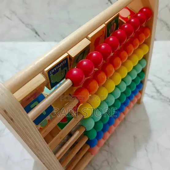 Sealive Classic Wooden Abacus for Children's Mathematics Learning.
