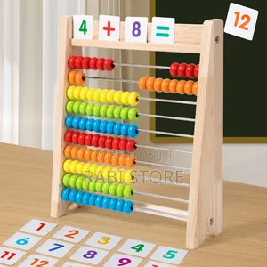 Sealive Classic Wooden Abacus for Children's Mathematics Learning.